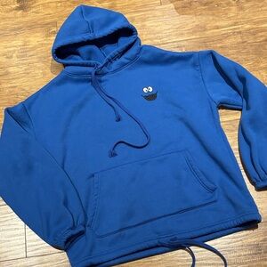 Blue ‘cookie monster’ vibe Hoodie Sweater